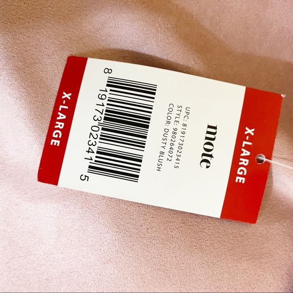 NWT Mote Dusty Blush Zip Up Super Soft Jacket - Picture 8 of 9